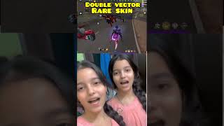 Free fire double vector rare skin viralvideo ytstudio freefire [upl. by Herculie]