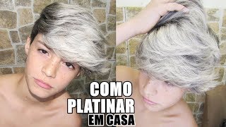 COMO PLATINAR O CABELO MASCULINO EM CASA 😱 COMO FAZER 😱 DIVOS ENSINAM [upl. by Eniamaj400]