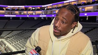 DeMar DeRozan talks to FOX40 about his fit with Sacramento Kings appearing in Kendrick Lamar video [upl. by Ylecic]