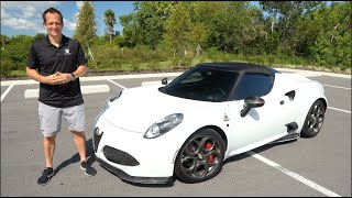 Is the 2015 Alfa Romeo 4C Spider the MOST underrated exotic sports car ever built [upl. by Ateekal]