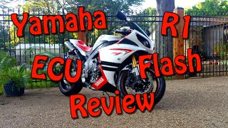 SuperBike Unlimited Yamaha R1 ECU Flash Tune Review and First Ride  Mods Walkaround [upl. by Sulokcin]