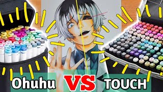 Ohuhu VS Touch Markers  Whats the difference amp Which is better [upl. by Enitsirt787]