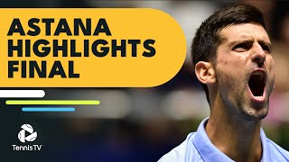 Novak Djokovic vs Stefanos Tsitsipas For The Title  Astana 2022 Final Highlights [upl. by Briana]