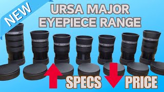 Ursa Major FMC Flatfield Eyepieces  Great Specs Without Breaking the Bank [upl. by Kohcztiy]