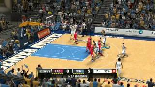 Los Angeles Clippers  Denver Nuggets 92107  03072013 Highlights  Pepsi Center  NBA 2k13 [upl. by Shriner136]