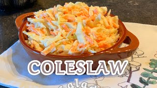 Creamy and easy coleslaw salad coleslawrecipe [upl. by Lirva723]