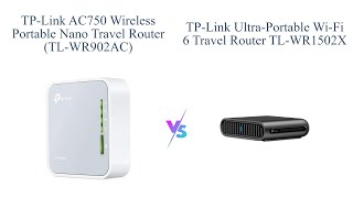 TPLink AC750 vs UltraPortable AX1500 Travel Router 🌐🔒📶 [upl. by Anoi]