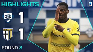 COMOPARMA 11  HIGHLIGHTS  All square in Como  Serie A 202425 [upl. by Arraik112]