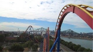 Goliath front seat onride HD POV La Ronde [upl. by Nyrb594]