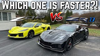 Street Speed 717 calls out the C7 Corvette ZR1 in his C8 Corvette Z06 Its CLOSER than YOU THINK [upl. by Solegna]