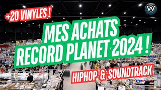 ACHATS FOIRE AUX DISQUES  RECORD PLANET 2024 [upl. by Nitsrek394]