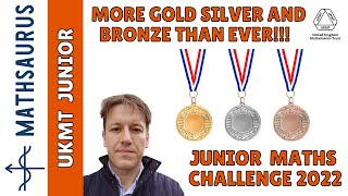 Junior Maths Challenge 2022 UKMT  how youll get Gold more easily this year  Silver  Bronze [upl. by Blain]