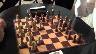 GM Gleizerov Evgeny  GM Shirov Alexei chess blitz Noteboom variation [upl. by Allemaj]