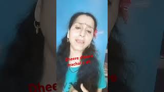 Dheere dheere machal e dil  bollywood  old song  short video [upl. by Ellives]