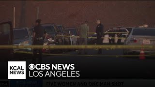 Information mounts in shooting that left 5 women 1 man wounded in South Los Angeles [upl. by Jollanta]