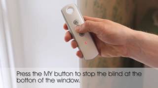 How To Take A Somfy Electric Roller Blind Out Of Program Mode [upl. by Enidan]