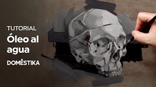 TIMELAPSE Acuarela Pintando un Retrato desde Cero  Alejandro Casanova  Domestika [upl. by Massab124]