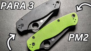 Spyderco Para 3 or Paramilitary 2  Which One Im Going With 💀 [upl. by Saixela]