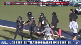 Lindale vs Iowa Colony Area Round Football Highlights  11172023 [upl. by Kilk]