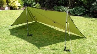 5 Tarp Shelter setups with a 9x5 silnylon tarp [upl. by Eiznil]