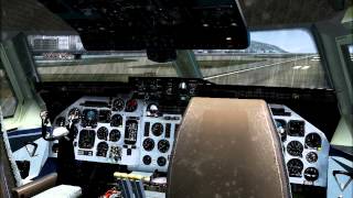 FSX  Ilyushin IL86 Landing at Kai Tak VHHX [upl. by Thin]