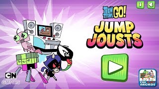 Teen Titans Go Jump Jousts  Become the Jumpiest Jumping Jouster of All Time CN Games [upl. by Akihc33]