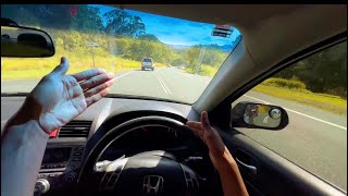 How to drive FAST in a frontwheel drive car POV DRIVE [upl. by Ayotal]