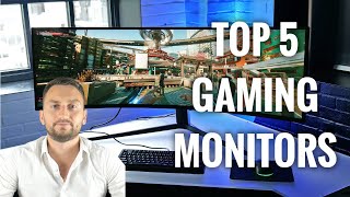 TOP 5 Best Gaming Monitors in 2024 [upl. by Nylzzaj]