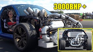 INTERVIEW WITH THE CREATOR OF A 3000BHP TWIN ENGINED 36L VR6 4 TURBOS VW LUPO [upl. by Town805]