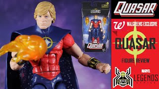 Marvel Legends QUASAR Cosmic Avenger Walgreens Exclusive Figure Review [upl. by Suinotna37]