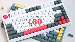 IQUNIX L80 Formula Wireless Mechanical Keyboard Unboxing [upl. by Gnik929]