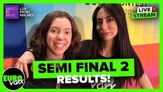 EUROVISION 2024 SEMI FINAL 2 RESULTS AND QUALIFIERS REACTION  LIVESTREAM [upl. by Morrie51]