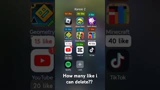 How many like i can delete 🤔 [upl. by Ymas679]