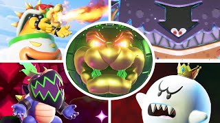 Super Mario Bros Wonder  All Bosses No Damage [upl. by Nikoletta]