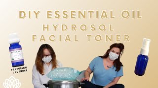 DIY facial toner made with hydrosols and essential oils [upl. by Yekcir237]