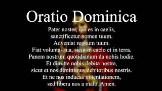 Oratio Dominica  Pater noster [upl. by Happ]