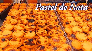 Pastel de Nata Portuguese Egg Custard Tart Pastry [upl. by Sam]