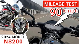 2024 New Bajaj Pulsar NS200 Mileage Test Pulsar NS200 Mileage  NS200 Mileage200Ride ReviewNS200 [upl. by Diane]