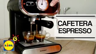 Cafetera Espresso  Lidl España [upl. by Anilocin]