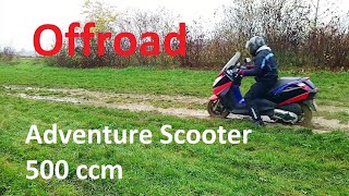 Offroad Adventure Scooter Peugeot Satelis 500 ccm [upl. by Jo-Anne]