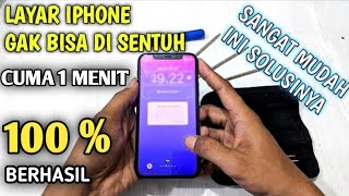 CARA MENGATASI LAYAR IPHONE TIDAK BISA DISENTUH  LAYAR IPHONE TIDAK BISA DISENTUH [upl. by Silverstein927]