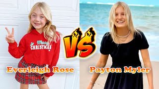 Everleigh Rose VS Payton Myler Transformation 👑 From Baby To 2024 [upl. by Solon680]