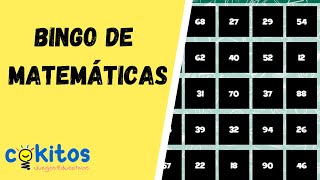 Resuelve SUMAS Y RESTAS de 2 cifras en el BINGO DE MATE  COKITOS [upl. by Jeffries]