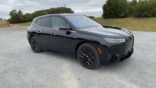 Tour the 2023 iX M60 in Black Sapphire  4K [upl. by Grinnell]