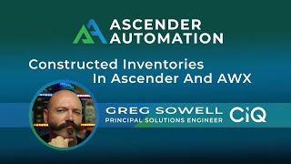 Constructed Inventories In Ascender And AWX [upl. by Tomlinson]