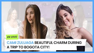 CAMI ZULUAGA SPEAKS AS SHOWS THE BEAUTIFUL JOURNEY TO BOGOTA CITY [upl. by Tabina]