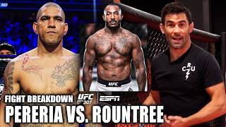 Dominick Cruz UFC 307 Breakdown Alex Pereira vs Khalil Rountree Jr  ESPN MMA [upl. by Osmen703]