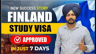 Finland Study Visa Approved in 7 Days  Study In Finland  Finland Study Visa Update  Finland Visa [upl. by Bourn]