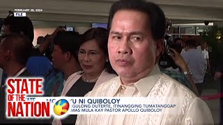 RECAP MGA ISYU NI QUIBOLOY PART 2  SONA [upl. by Thekla406]