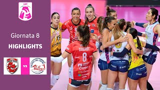 Cuneo  Scandicci  Highlights  8 Giornata Campionato 2324  Lega Volley Femminile [upl. by Barrie605]